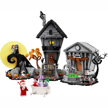 Preview: Acryl Vitrine für LEGO® Ideas Tim Burtons Disney Film Nightmare Before Christmas 21351 B/T/H 540x290x340 mm