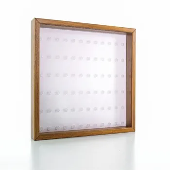 ClickCase size L mit 72 Figurenhalter EICHE / WEIß