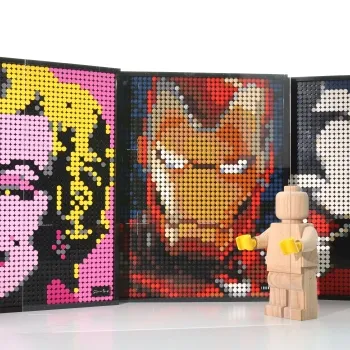 SafePlate für LEGO® Art Set „Marvel Studios Iron Man“ 31199 T/B 383x383 07003