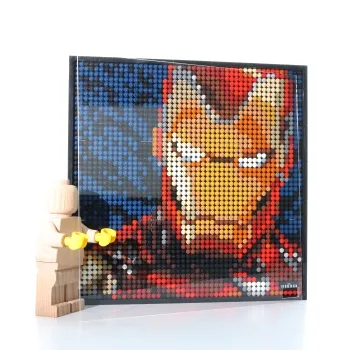 SafePlate für LEGO® Art Set „Marvel Studios Iron Man“ 31199 T/B 383x383 07003
