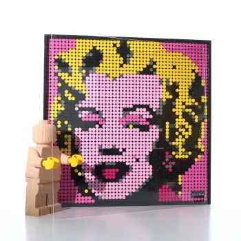 SafePlate für LEGO® Art Set „Andy Warhol’s Marilyn Monroe“ 31197 T/B 383x383