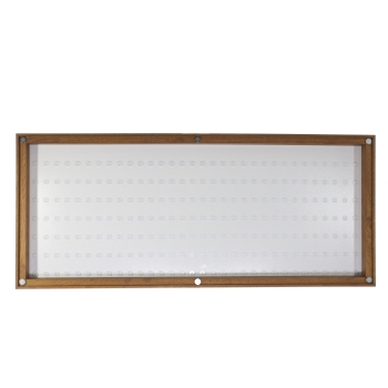 Preview: ClickCase size XXL Click System mit 224 Figurenhalter EICHE (gebeizt) / WEIß