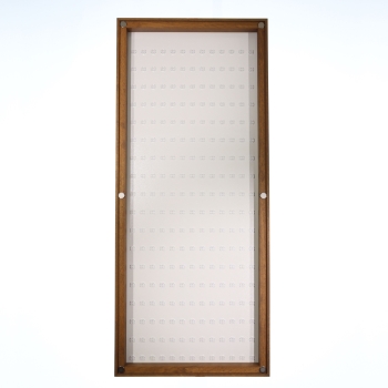 Preview: ClickCase size XXL Click System Hochkant mit 234 Figurenhalter EICHE / WEISS