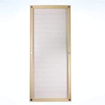 Preview: ClickCase size XXL Click System Hochkant mit 234 Figurenhalter NATUR / WEISS