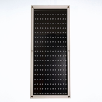 Preview: ClickCase size XXL Click System Hochkant mit 234 Figurenhalter WEISS / SCHWARZ