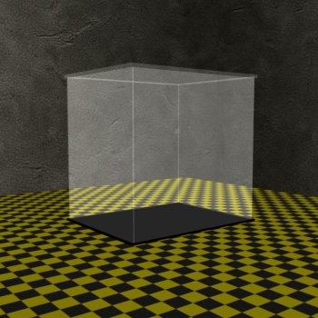 Acryl Vitrine für LEGO® Wednesday Morticias Landhaus 76786 B/T/H 240x190x240 mm