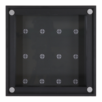 Preview: Click Vitrine PLUS Schwarz 300x300x60mm für 12 Lego® Figuren