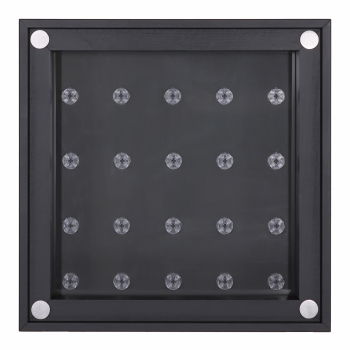 Preview: Click Vitrine PLUS Schwarz 300x300x60mm für 20 Lego® Figuren