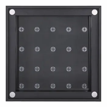 Click Vitrine PLUS Schwarz 300x300x60mm für 20 Lego® Figuren