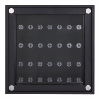 Preview: Click Vitrine PLUS Schwarz 300x300x60mm für 28 Lego® Figuren