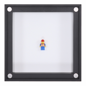 Preview: Click Vitrine PLUS Schwarz 300x300x60mm für 1 Lego® Figuren
