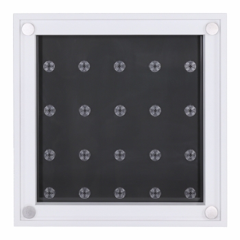 Preview: Click Vitrine PLUS Weiß 300x300x60mm für 20 Lego® Figuren