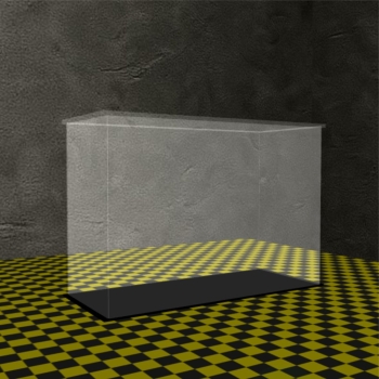 Acryl Vitrine für LEGO® Ideas Gizmo 21361 B/T/H 340x140x240 mm