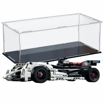 Acryl Vitrine für LEGO®  Technic Set „Formula E® Porsche 99X Electric“ 42137 B/T/H 390x190x140 mm