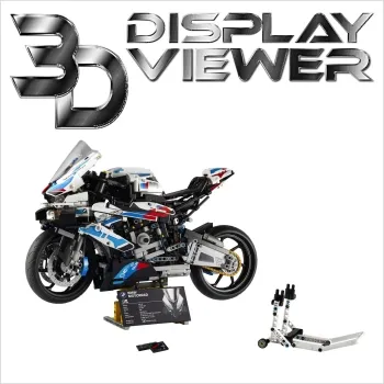 FiguSafe Vitrine für LEGO® BMW M 1000 RR 42130 T/B/H 200x500x300 mm 072