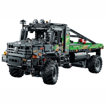 Acryl Vitrine für LEGO® Technic 4x4 Mercedes-Benz Zetros Offroad-Truck 42129 B/T/H 540x240x240 mm