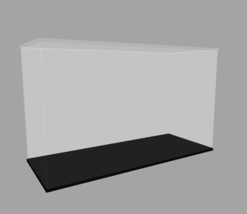 Preview: Acryl Vitrine für LEGO® BMW M 1000 RR 42130 T/B/H 190x490x290 mm