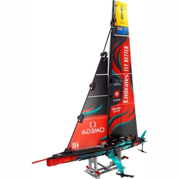 Acryl Vitrine XXL für Lego® Technic™ Emirates Team New Zealand AC75 Rennjacht 42174 B/T/H 590x390x740 mm