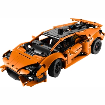 Acryl Vitrine für LEGO® Technic Lamborghini Huracán Tecnica Orange 42196 B/T/H 340x140x140 mm