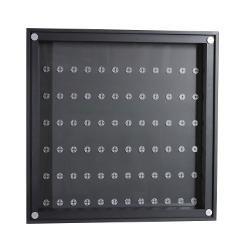 Click Vitrine PLUS Anthrazit 500x500x60mm für 72 Lego® Figuren