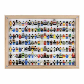 Click Vitrine PLUS Natur 500x700x60mm für 147 Lego® Figuren