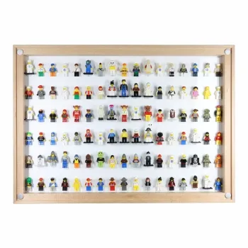Click Vitrine PLUS Natur 500x700x60mm für 102 Lego® Figuren