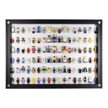 Click Vitrine PLUS Anthrazit 500x700x60mm für 102 Lego® Figuren