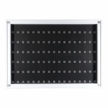 Click Vitrine PLUS Weiß 500x700x60mm für 102 Lego® Figuren