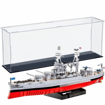 Acryl Vitrine für COBI 4842 USS Pennsylvania  B/T/H 640x140x240 mm