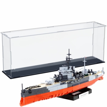 Acryl Vitrine für COBI 4820 HMS Warspite B/T/H 690x140x240 mm