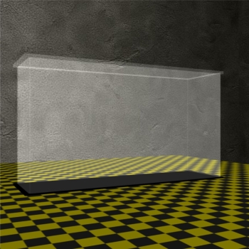 Acryl Vitrine für Blue Brixx Seenotrettungskreuzer Hermann Marwede 108466 B/T/H 690x190x390 mm