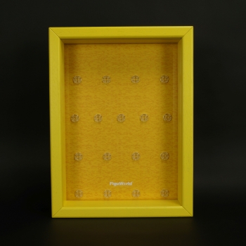 ClickCase Vitrine für LEGO® Serie 10 (71001) MR. GOLD EDITION mit 17 Figurenhalter