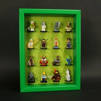 ClickCase Vitrine für LEGO® Serie 13 (71008) mit 16 Figurenhalter 06014