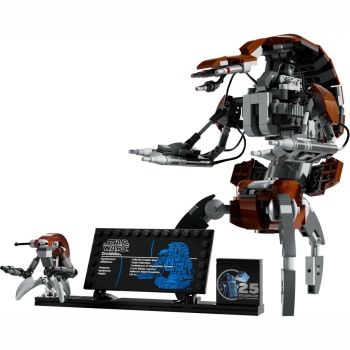 Preview: Acryl Vitrine für LEGO® Star Wars™ Droideka 75381 B/T/H 190x190x240 mm