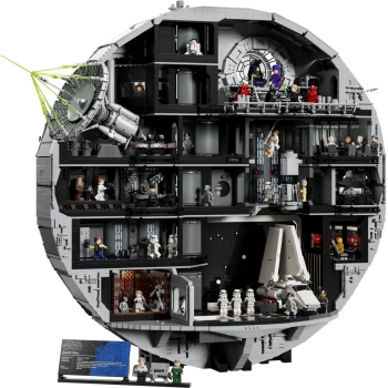 Acryl Vitrine XXL für Lego® Star Wars™ Bauset Todesstern 75419 B/T/H 840x290x740 mm