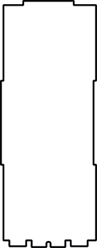 Ersatzteil für Single FiguTower Vitrine Seitenteil