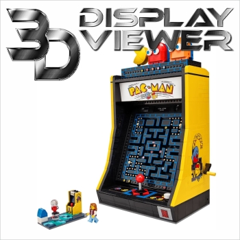 FiguSafe Vitrine für LEGO® Icons PAC-MAN Spielautomat 10323 T/B/H 350x300x400 mm 112