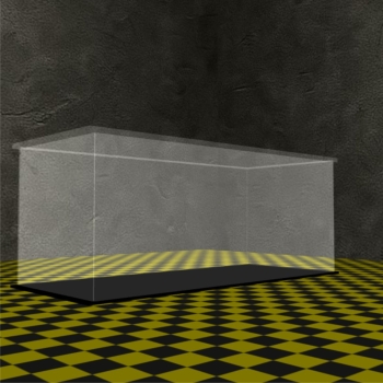 Acryl Vitrine für Blue Brixx Amerikanischer Van 103217 B/T/H 340x140x140 mm
