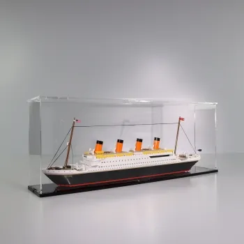 FiguSafe Vitrine für COBI 1914A # RMS TITANIC - T/B/H 120x650x250 mm 002