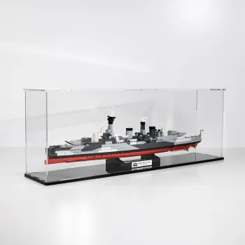 FiguSafe Vitrine für COBI 4821 HMS Belfast Light Cruiser T/B/H 140x700x250 mm 004