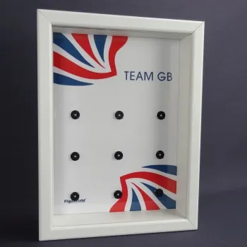 ClickCase Vitrine für LEGO® Serie Team GB (8909) mit 9 Figurenhalter