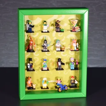 ClickCase Vitrine für LEGO® Serie 19 (71025) mit 16 Figurenhalter 06021