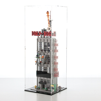 Preview: Acryl Vitrine XXL für LEGO® Marvel Spider-Man – Daily Bugle 76178 T/B/H 340x340x890 mm