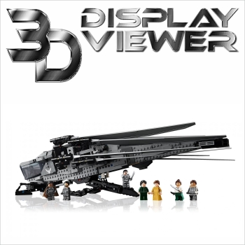 FiguSafe XXL Vitrine für LEGO® Icons Dune Atreides Royal Ornithopter 10327 T/B/H 650x850x300 mm 138