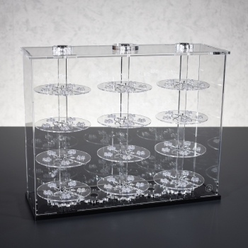 Preview: TripleTower Vitrine für 60 eurer LEGO® Figuren 20-20-20