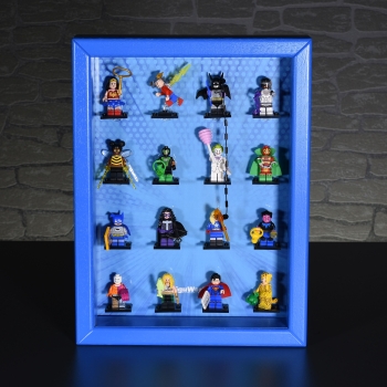 Preview: ClickCase Vitrine für LEGO® Serie DC Super Heroes (71026) mit 16 Figurenhalter