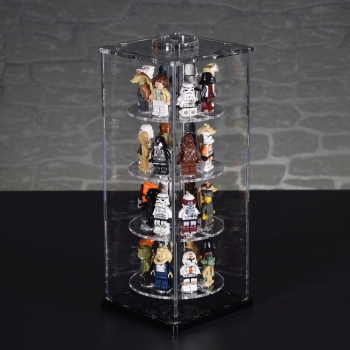 Preview: SingleTower Vitrine für 32 eurer LEGO® Sammelserien Figuren