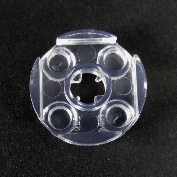 Preview: 100x FiguStone 2 x 2er rund transparent