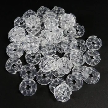 50x FiguStone 2 x 2er rund transparent