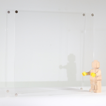 Preview: Frontscheiben-KIT für IKEA SANNAHED Rahmen 50 x 50 cm